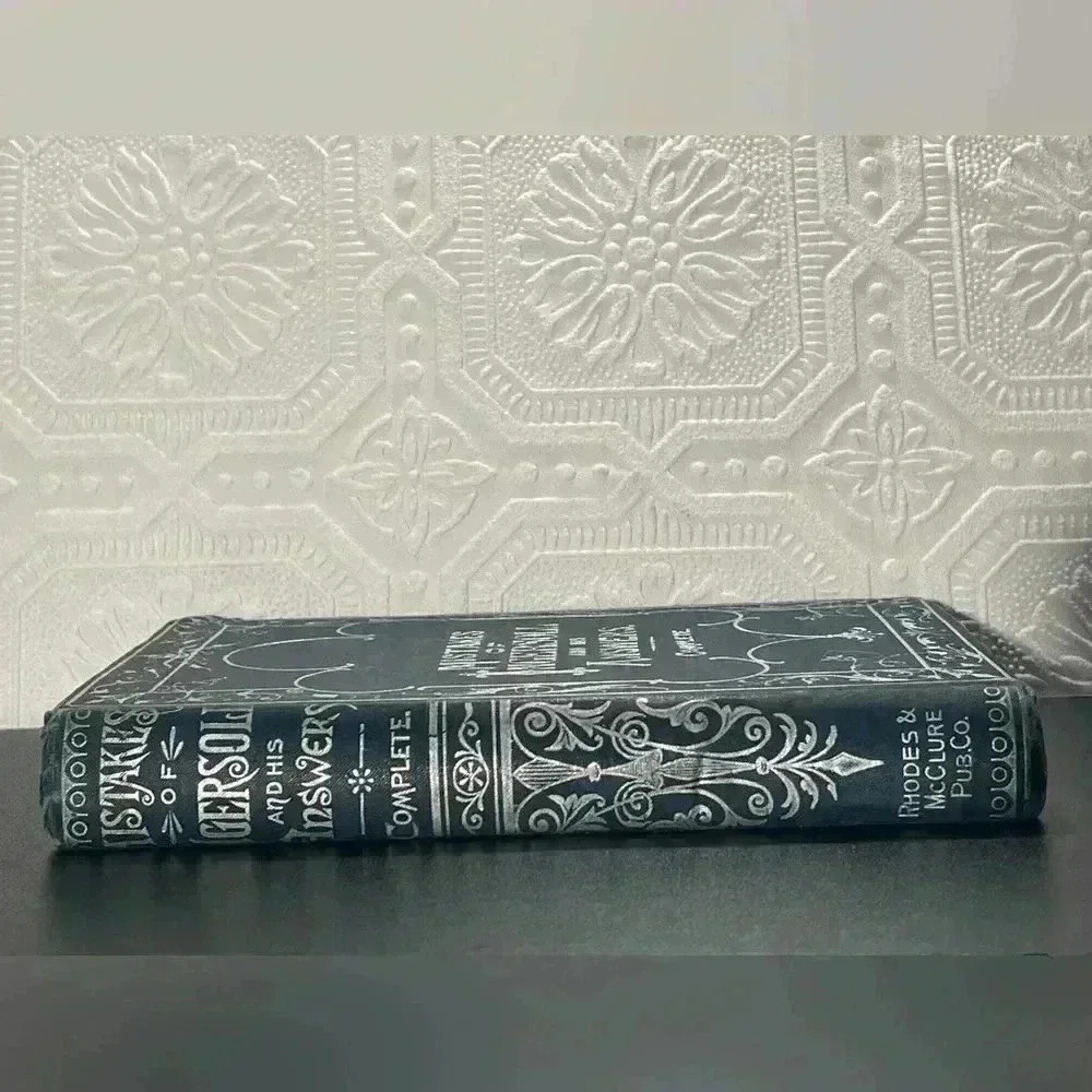 MISTAKES  OF INGERSOLL AND HIS ANSWERS. (Hardback)
McClure, - Picture 3 of 12